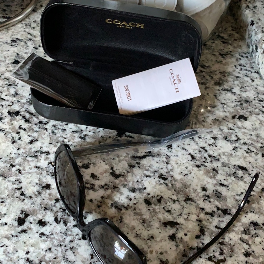 Coach black sunglasses. New